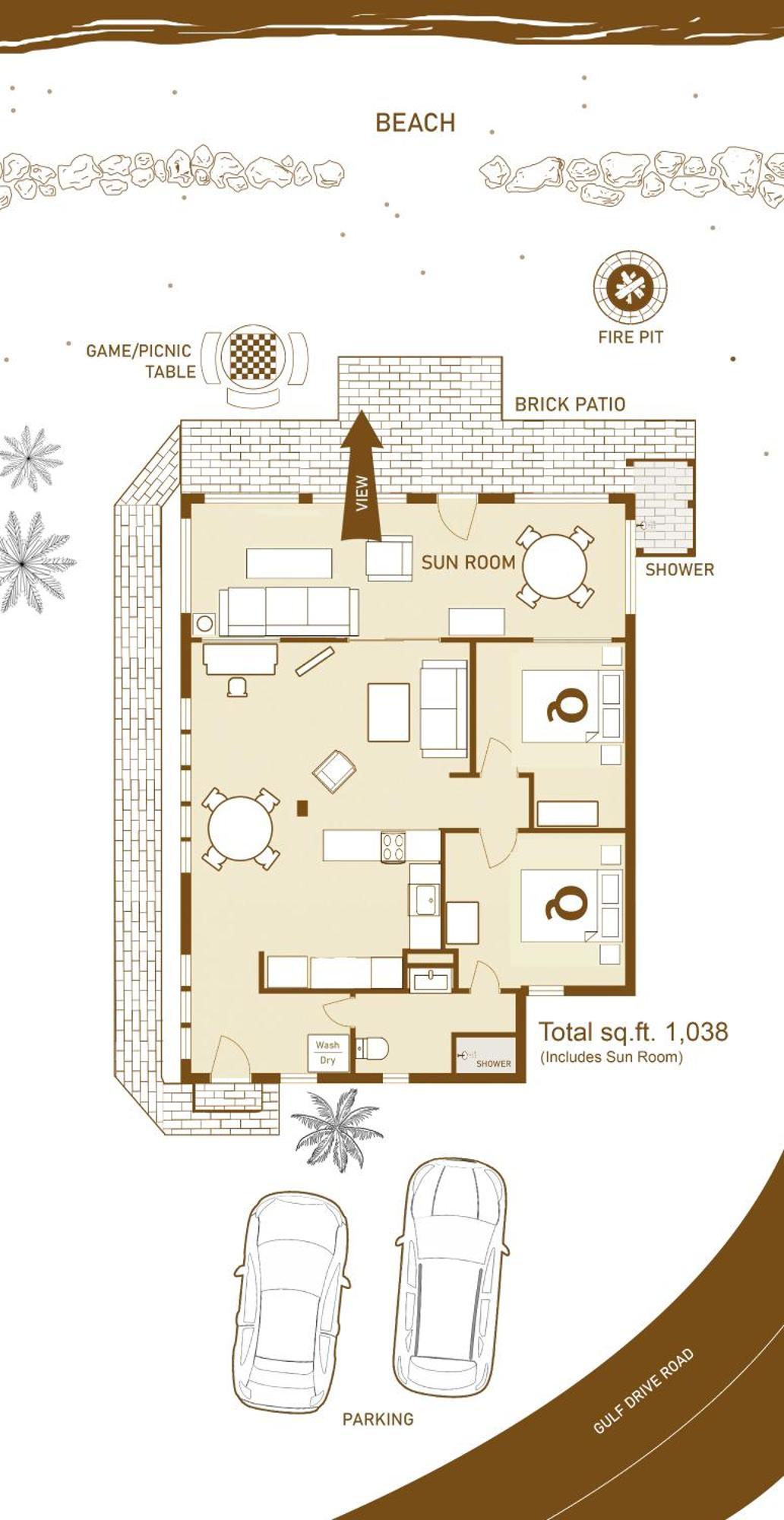 Bungalow Beach Resort Bradenton Beach Luaran gambar